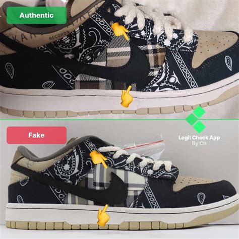 nike sb travis scott real vs fake|travis scott bandana pattern.